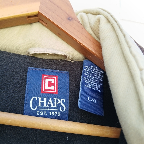 Chaps Windbreaker Insulated Bomber Retro - Picture 7 of 9